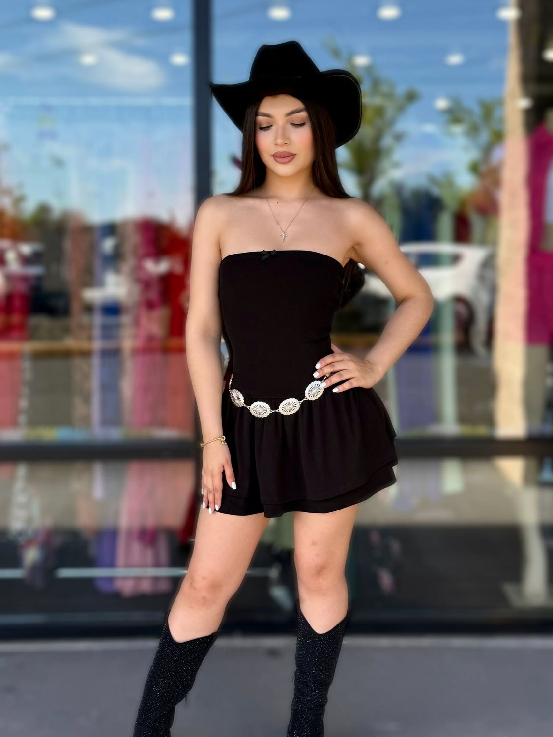 My favorite ruffle tube dress