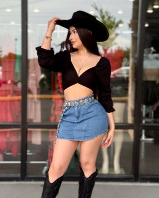 Perfect denim skirt