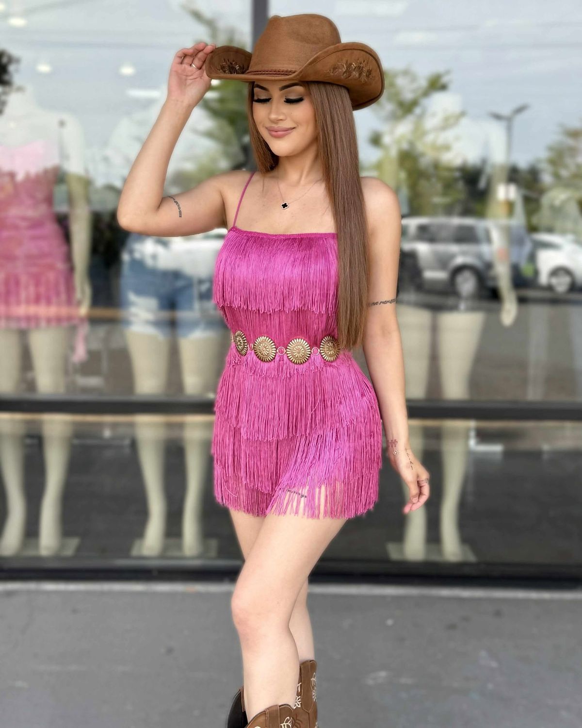 Fringe romper