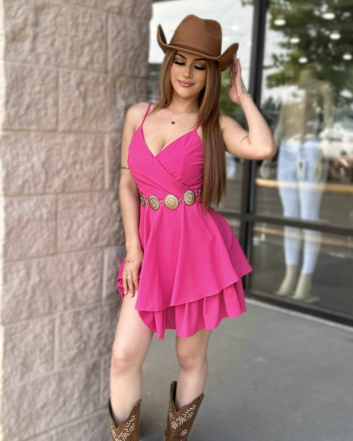 Princess ruffles mini dress