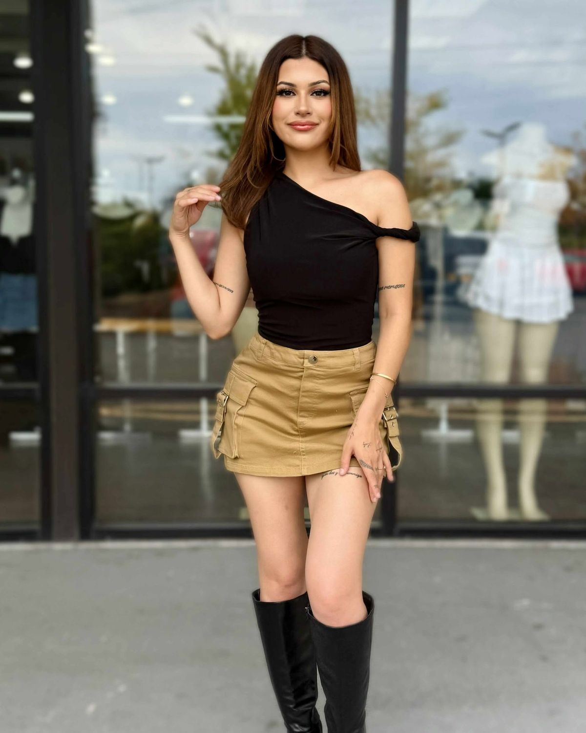 Perfect fit cargo skort