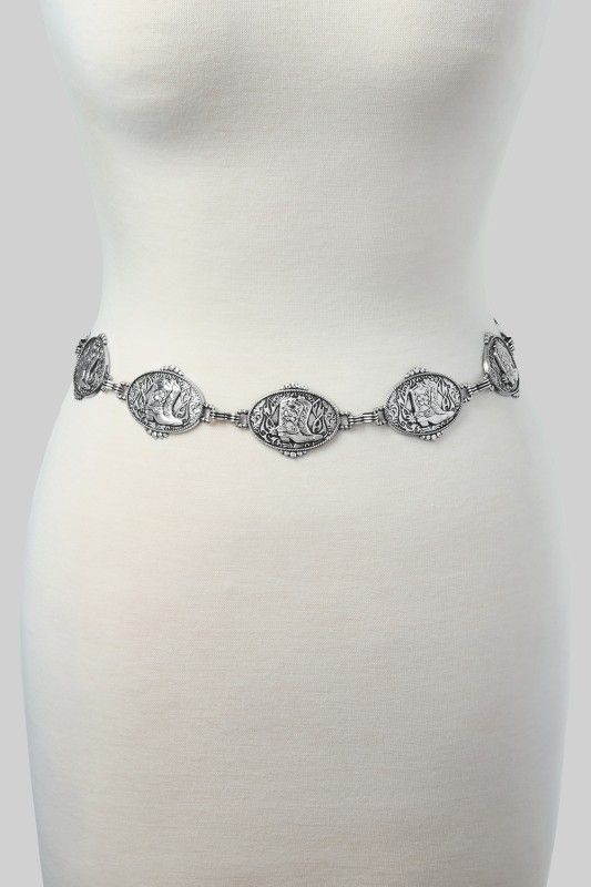 Cowboy boot chain belt