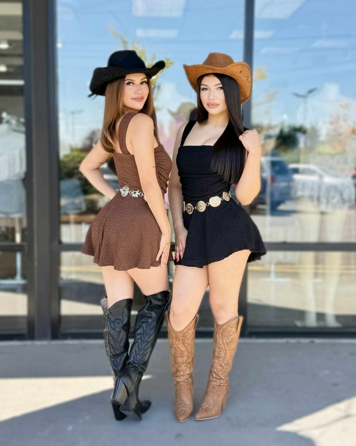 Cowboys and tequila romper dress