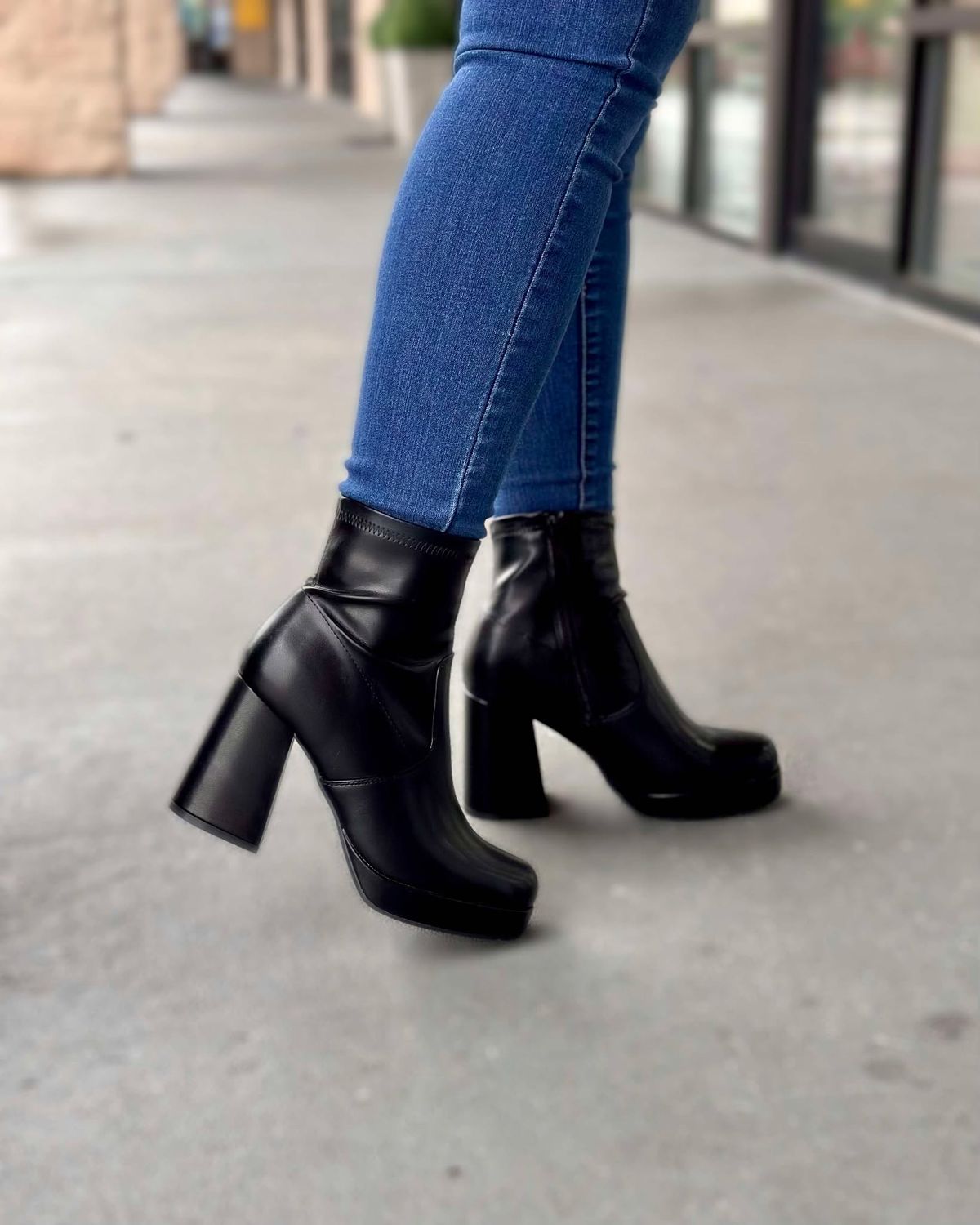 Go to leather bootie