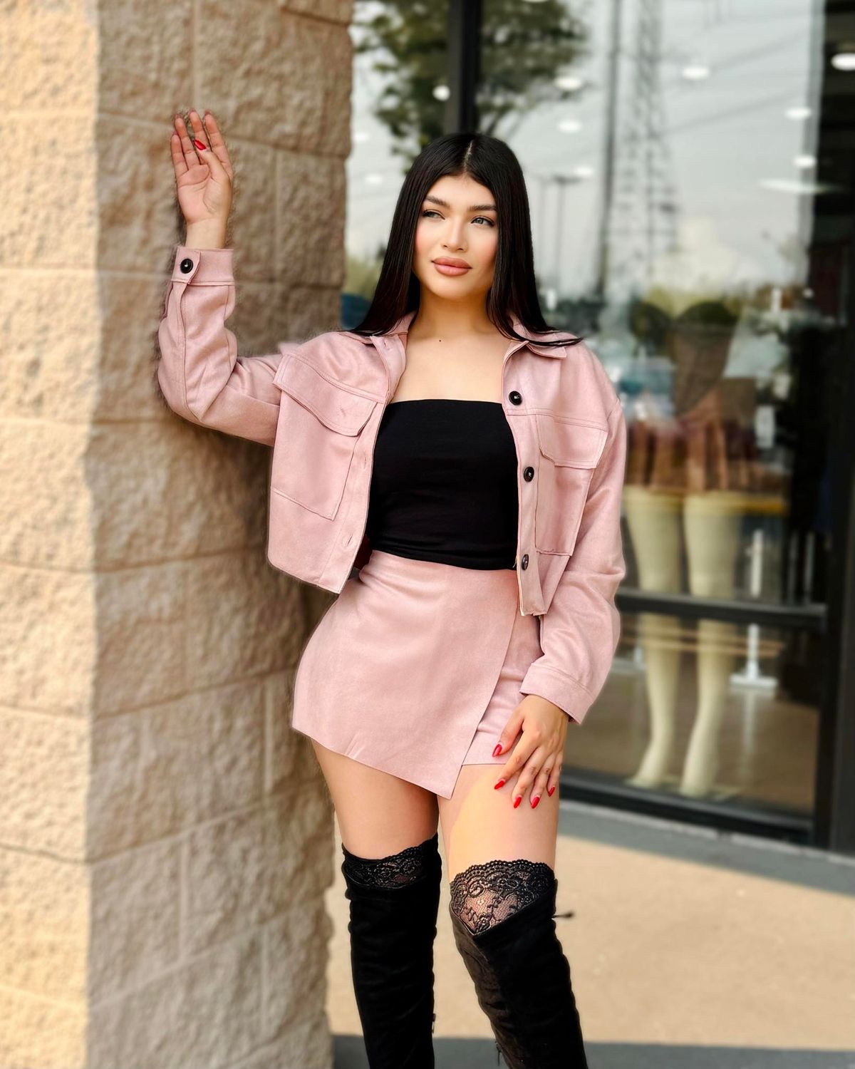 Soft feels suede jacket