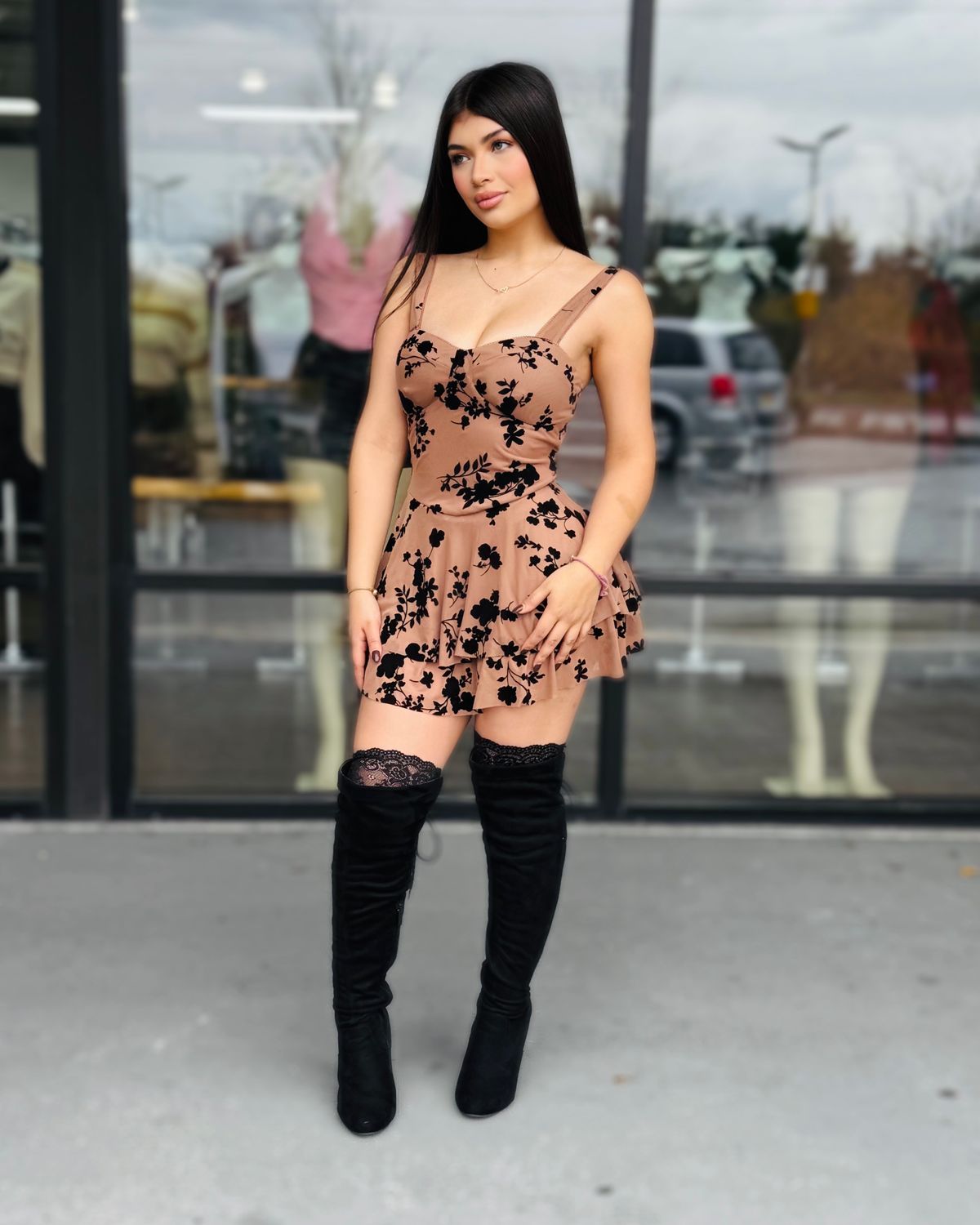 Total flirt floral romper