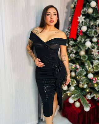 Total diva sequin midi dress