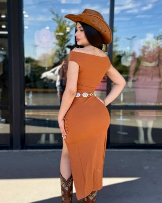 Classy vaquerita midi dress