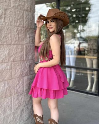 Princess ruffles mini dress