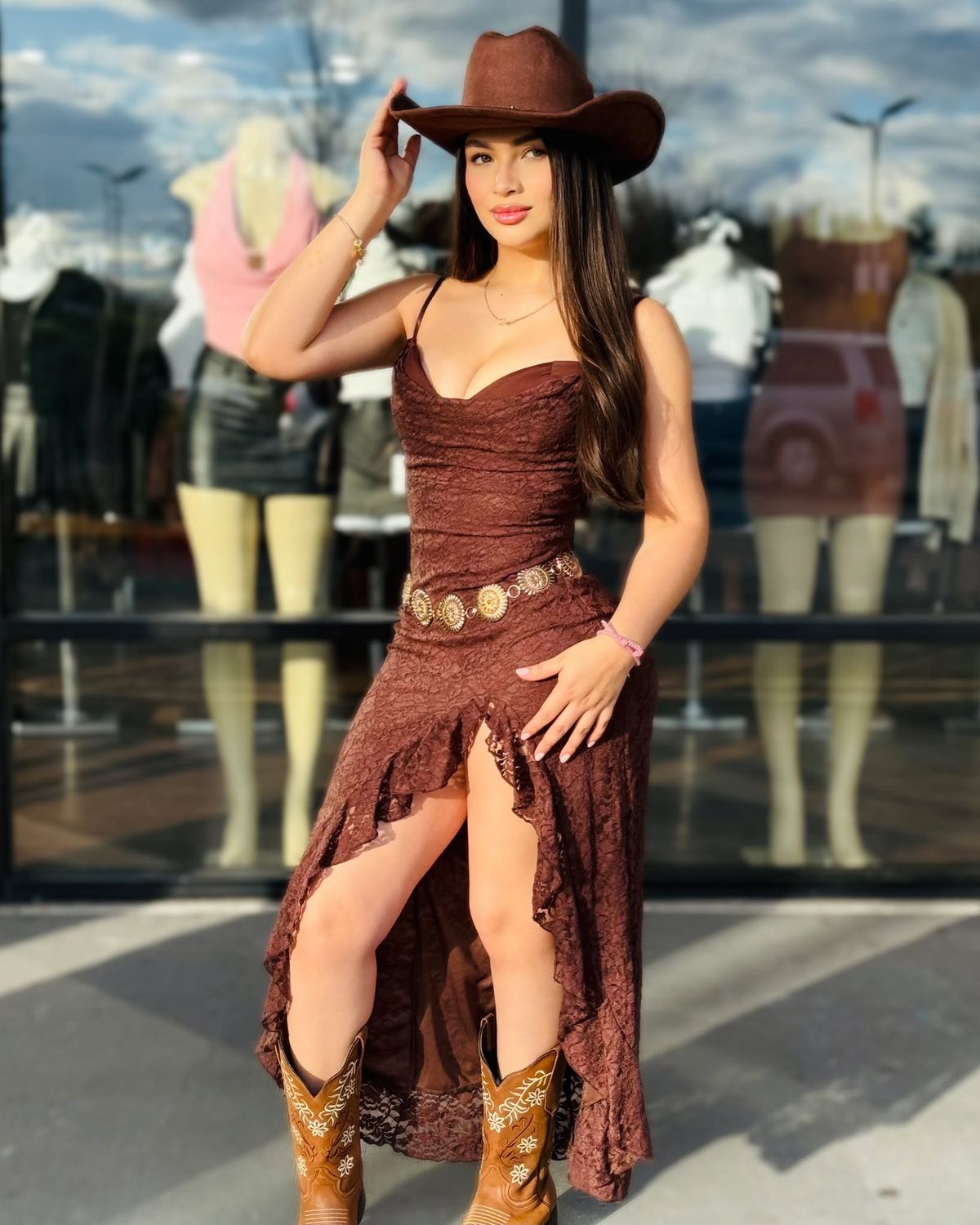 Love spell lace midi dress