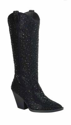Party ready rhinetone boots