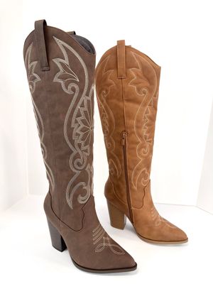 Closet stable western boots