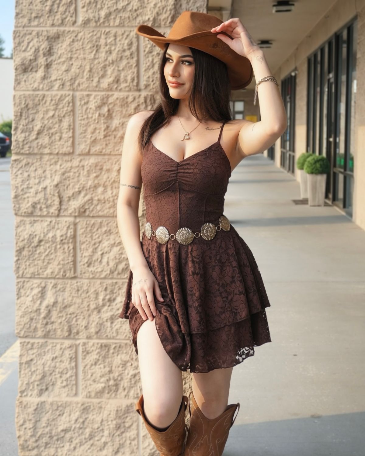 Romance is in the air lace dress