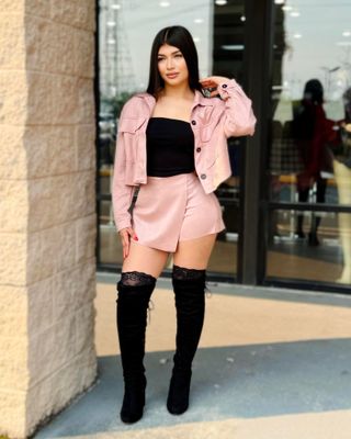 Soft feels suede shorts