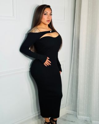 Take me serious midi dress