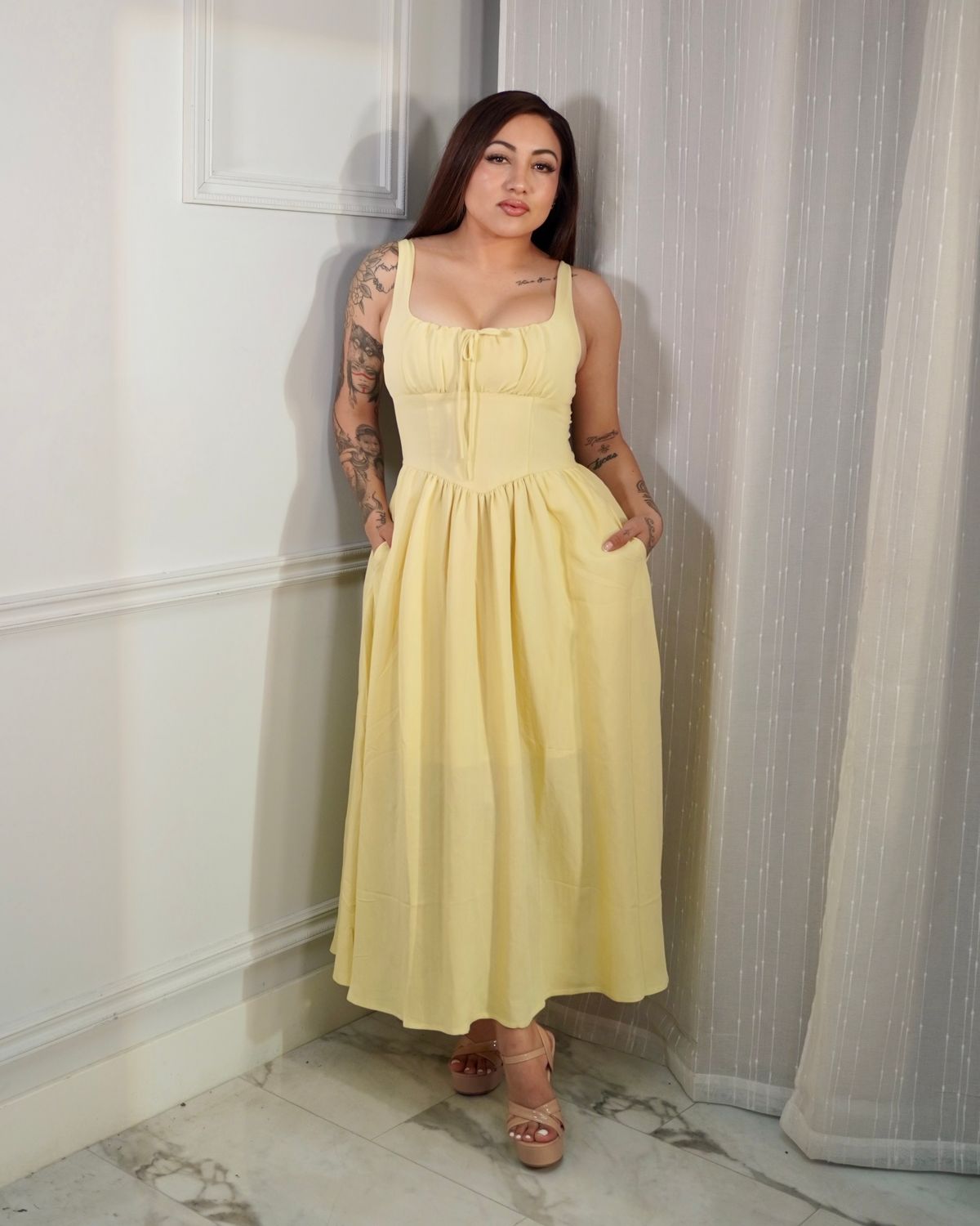 Summer time fun midi dress
