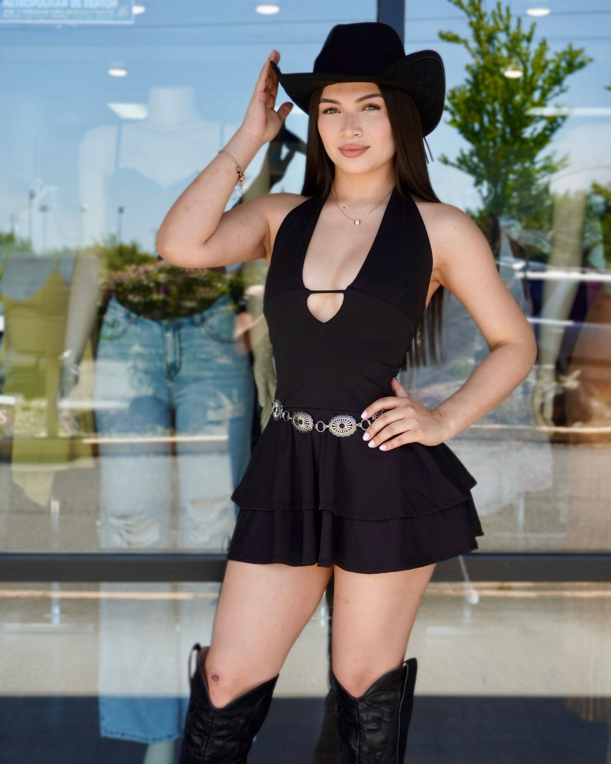 My wild side halter romper