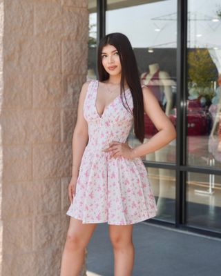 Floral romance corset dress