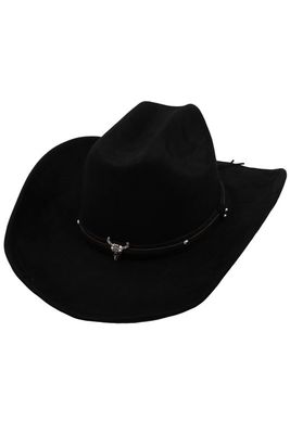 Horn cowgirl hat