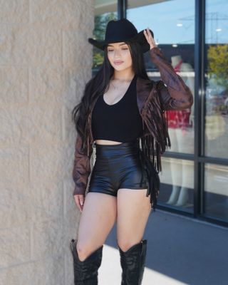 Rodeo nights fringe jacket