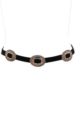 Suede slider wrap belt