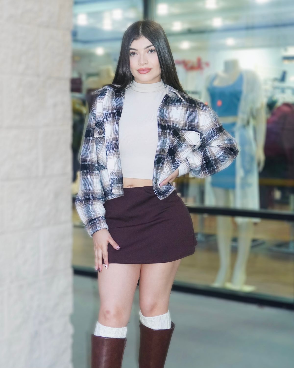 Fall favorite plaid jacket