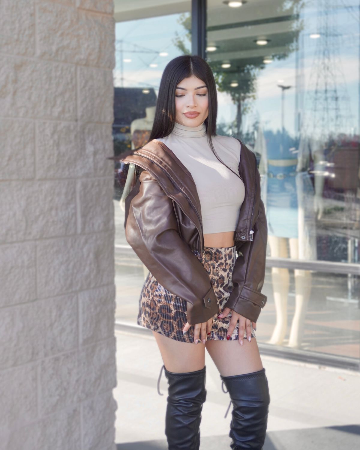 Stable leather jacket