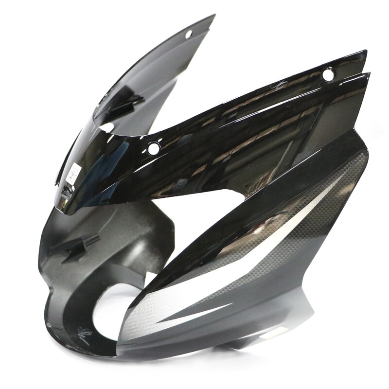 FAIRING WITH KHI EB.BLK DCL P-150 UG+BS4 (HEAD LIGHT COWLING)