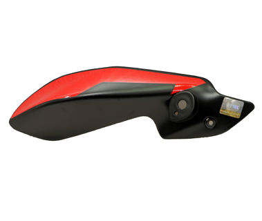 K4 UG SIDE MASK RH SATIN BLK + RED DCAL