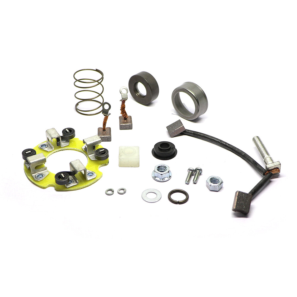 STARTER MOTOR BRUSH WITH SPRING KIT  -  3W- 175CC,205D,RE-FL