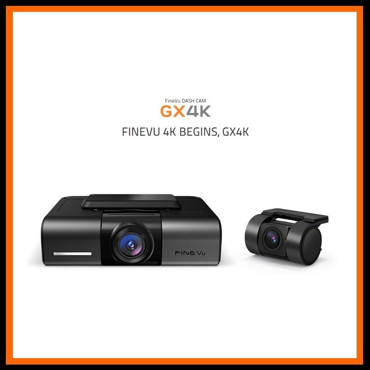 DASH CAM - 4K - FRONT and REAR CAMERA