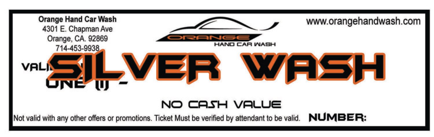 Silver Wash Book - 10 Tickets PLUS ( 4 FREE TICKETS )