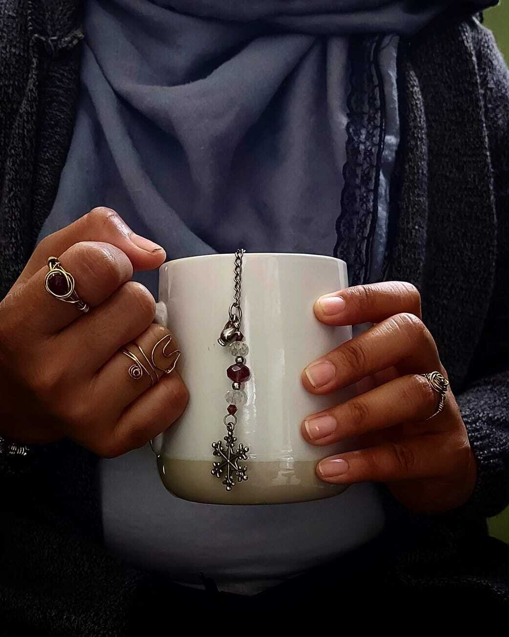 Tea infuser ball with Charms- See pics first