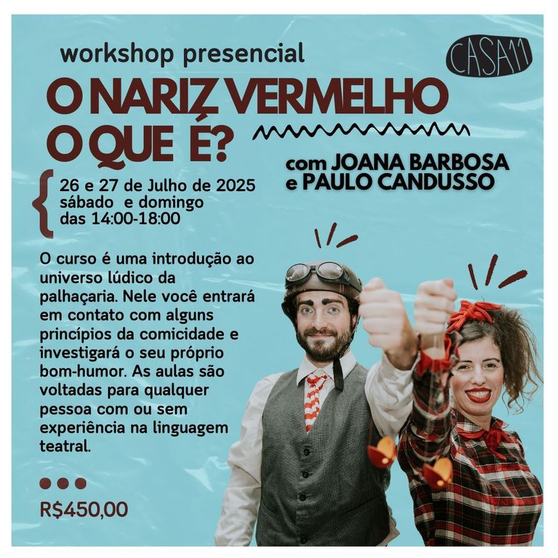 Workshop - O Nariz Vermelho - O que é?