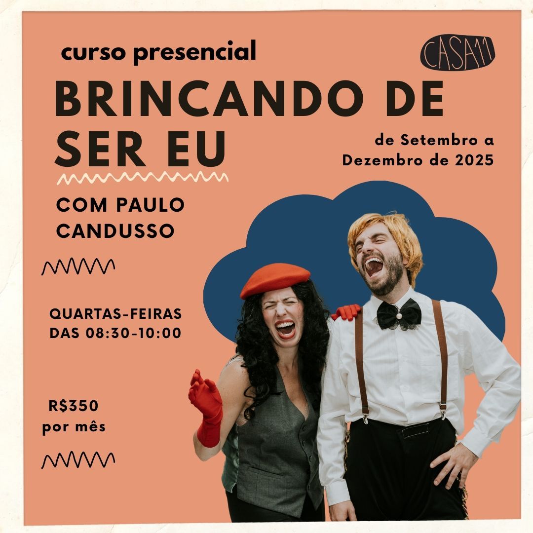 Turma 1 - Brincando de ser eu Presencial