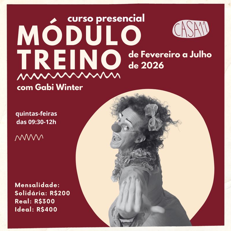 Custo- Módulo Treino com Gabi Winter