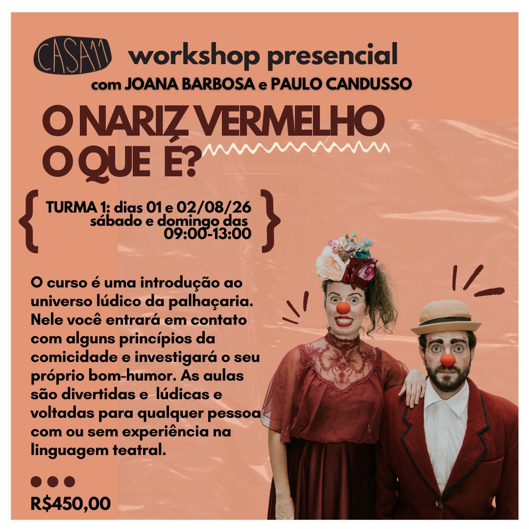 Nariz Vermelho - Turma 1 - Agosto