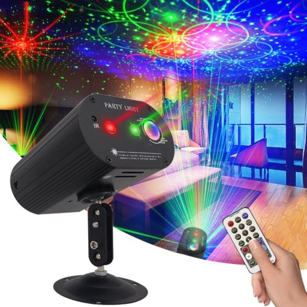 Party Lights,Disco Lights,LED Sound Activated Disco Ball Flash strobe lights Projector with Remote Control for Party Birthday Gift Karaoke KTV Bar Dance Christmas Halloween Party Decorations