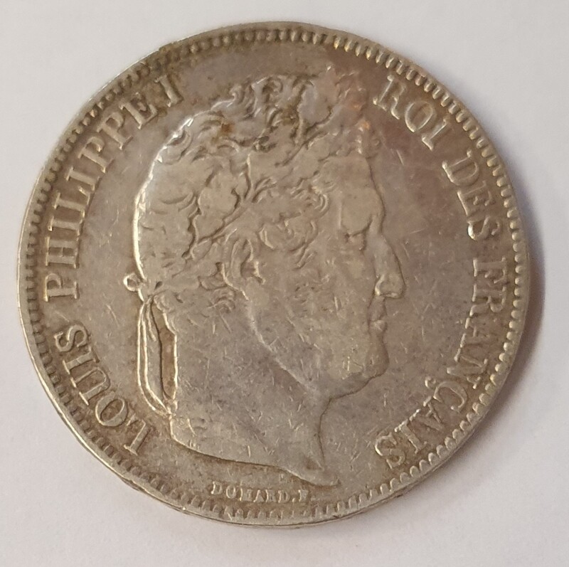France - 5 Frs Louis Philippe 1er