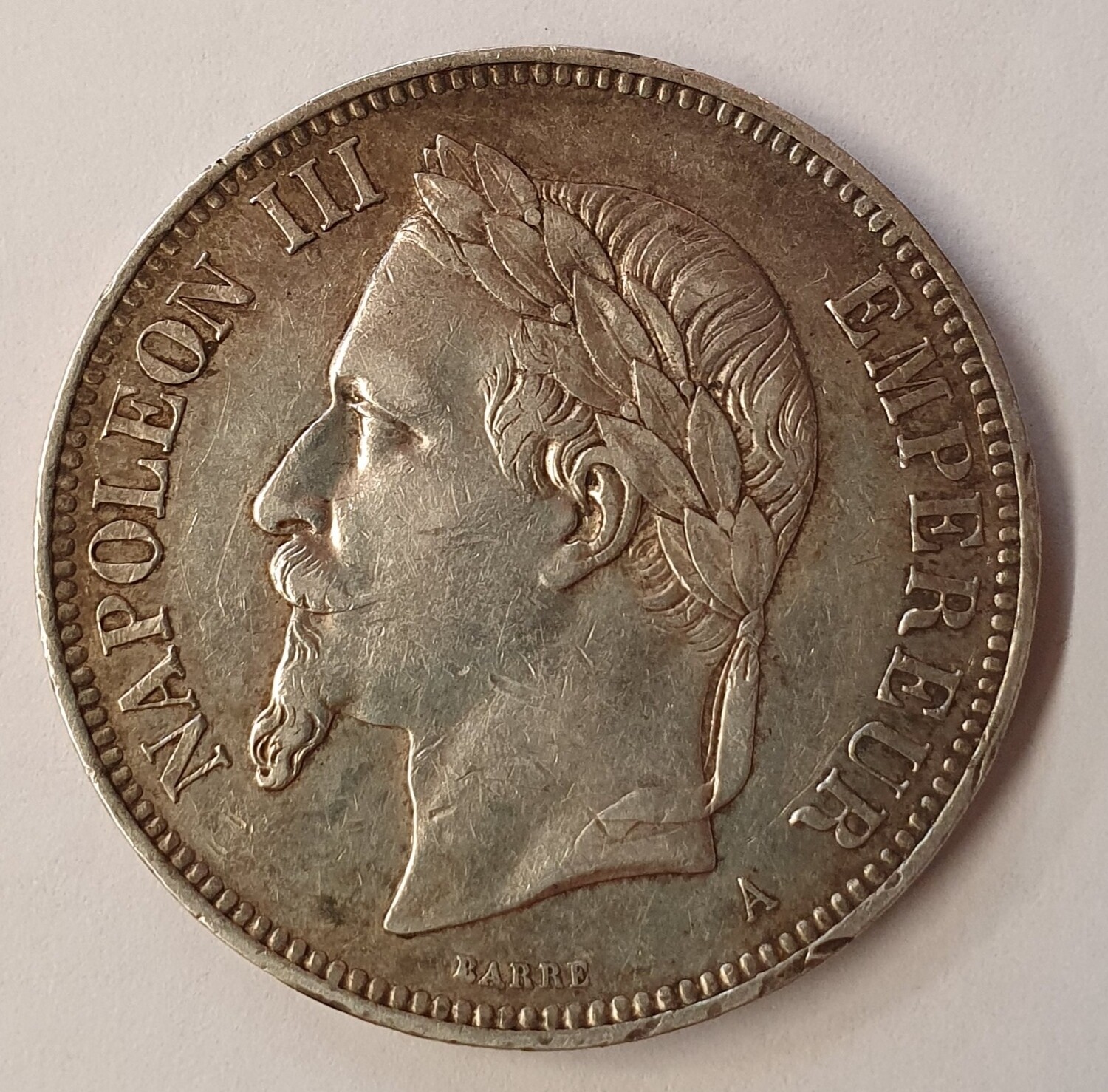 France - 5 Frs Napoléon III