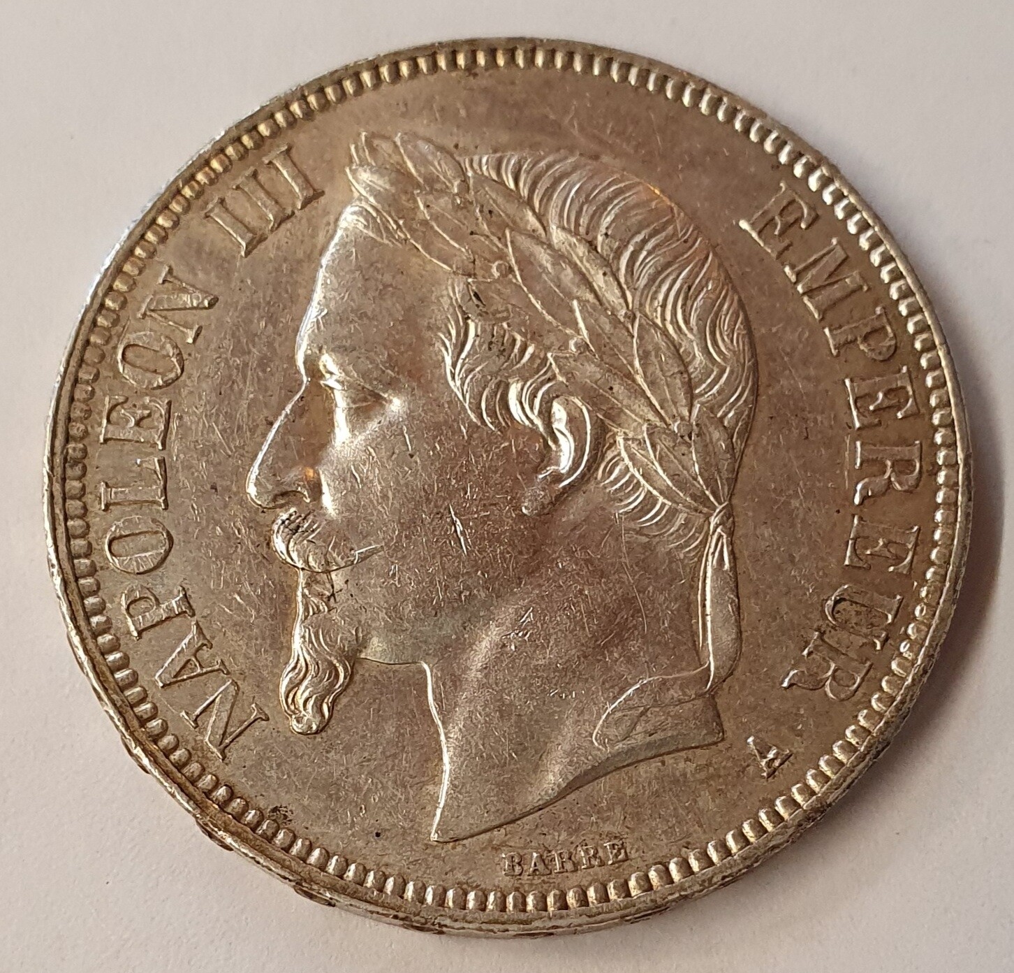 France - 5 Frs Napoléon III