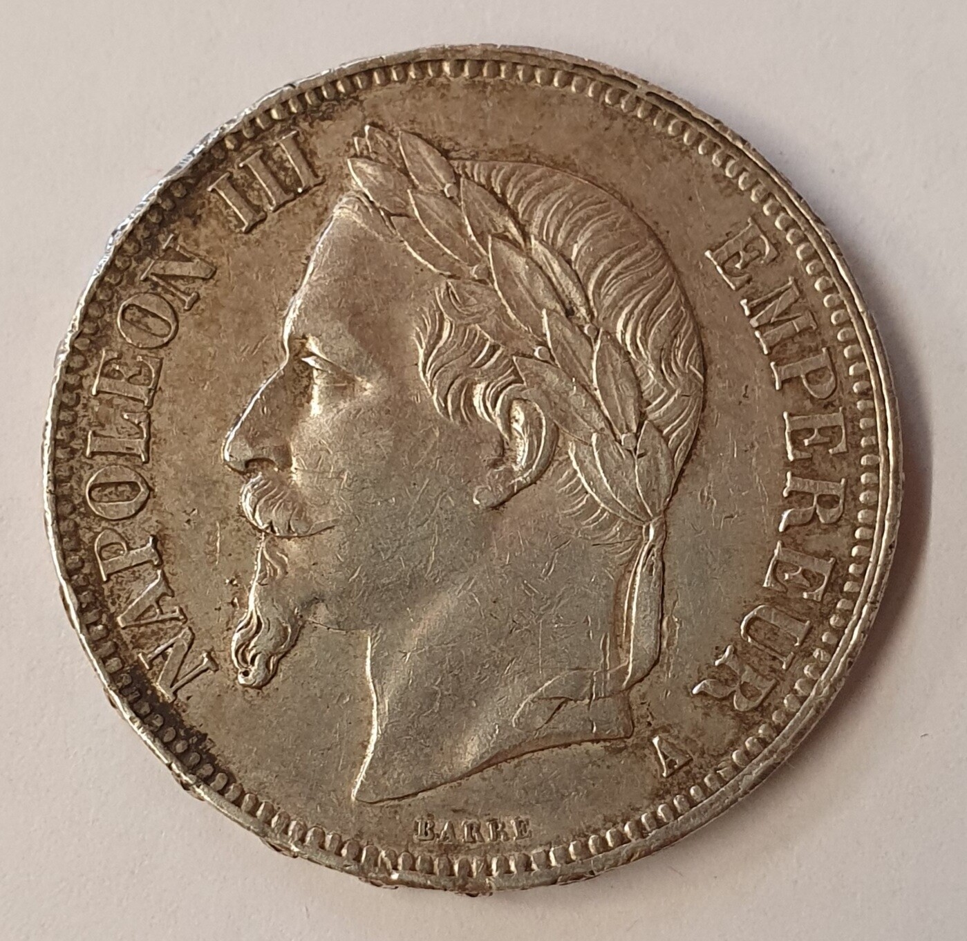 France - 5 Frs Napoléon III