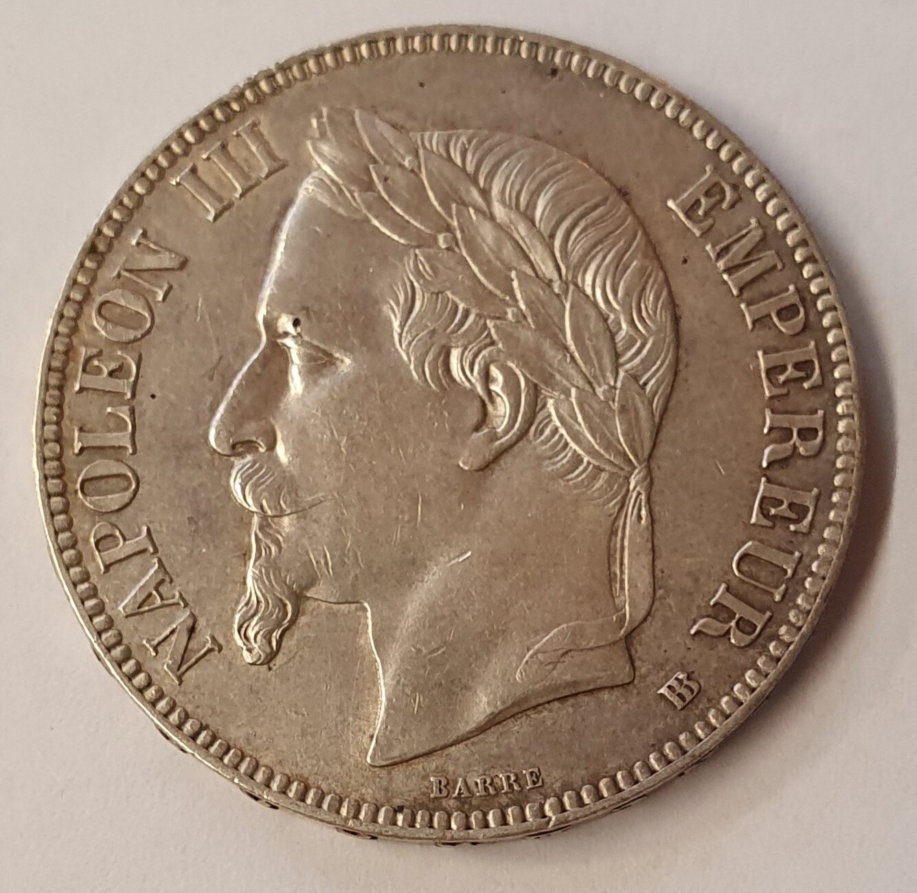 France - 5 Frs Napoléon III