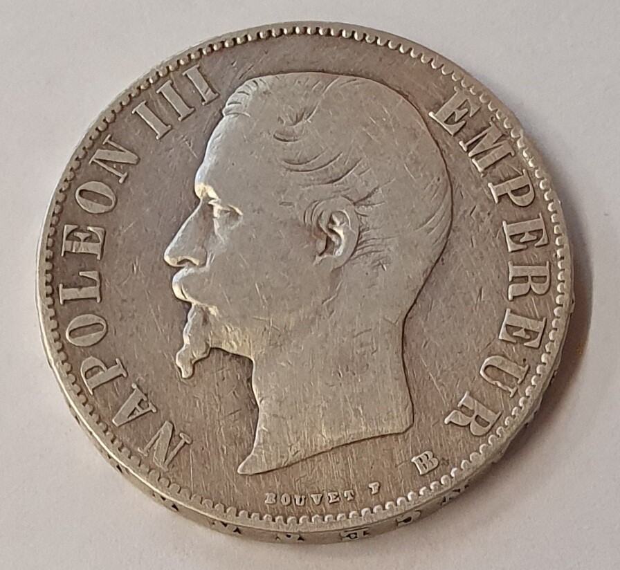 France - 5 Frs Napoléon III