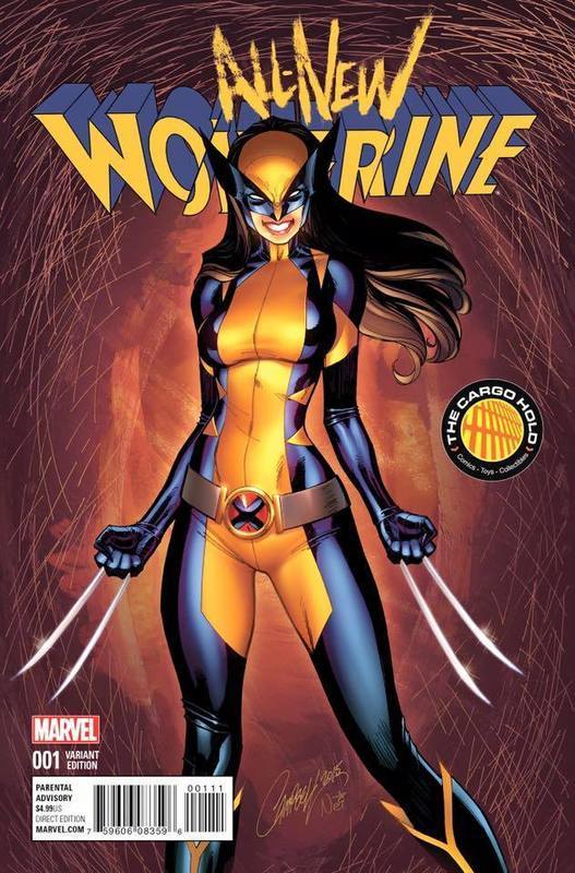 ALL NEW WOLVERINE #1 COLOR J SCOTT CAMPBELL TCH EXCLUSIVE VARIANT