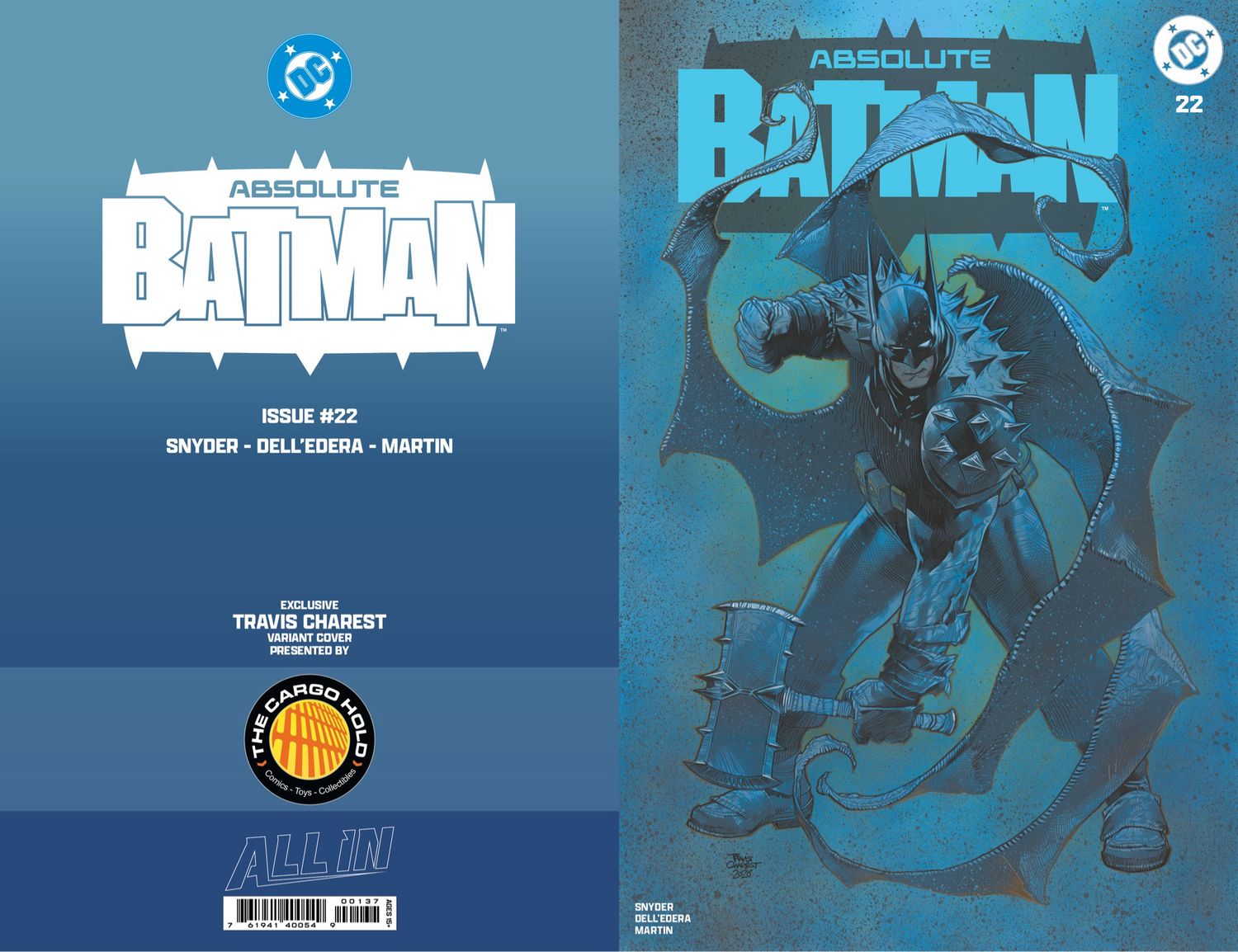 ABSOLUTE BATMAN #22 TRADE DRESS TRAVIS CHAREST VARIANT