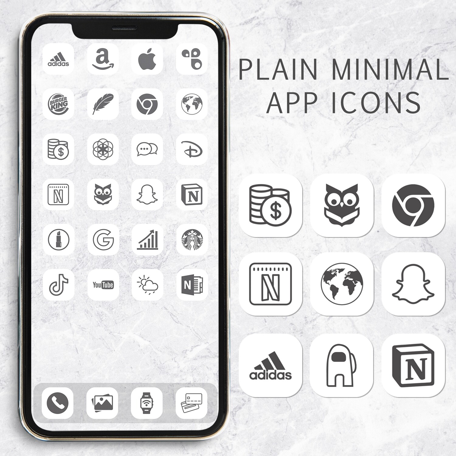 Ios 15 Icons Aesthetic White Plain App Icons Icon Packs For Ios 14 Widgetsmith Icons Aesthetic