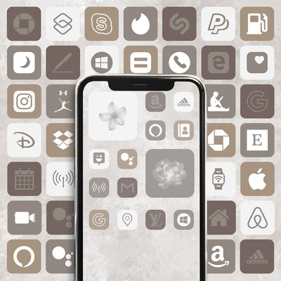 Ios 15 Icons Aesthetic Black Gold White Icon Packs For Ios 14 Widgetsmith Icons Aesthetic