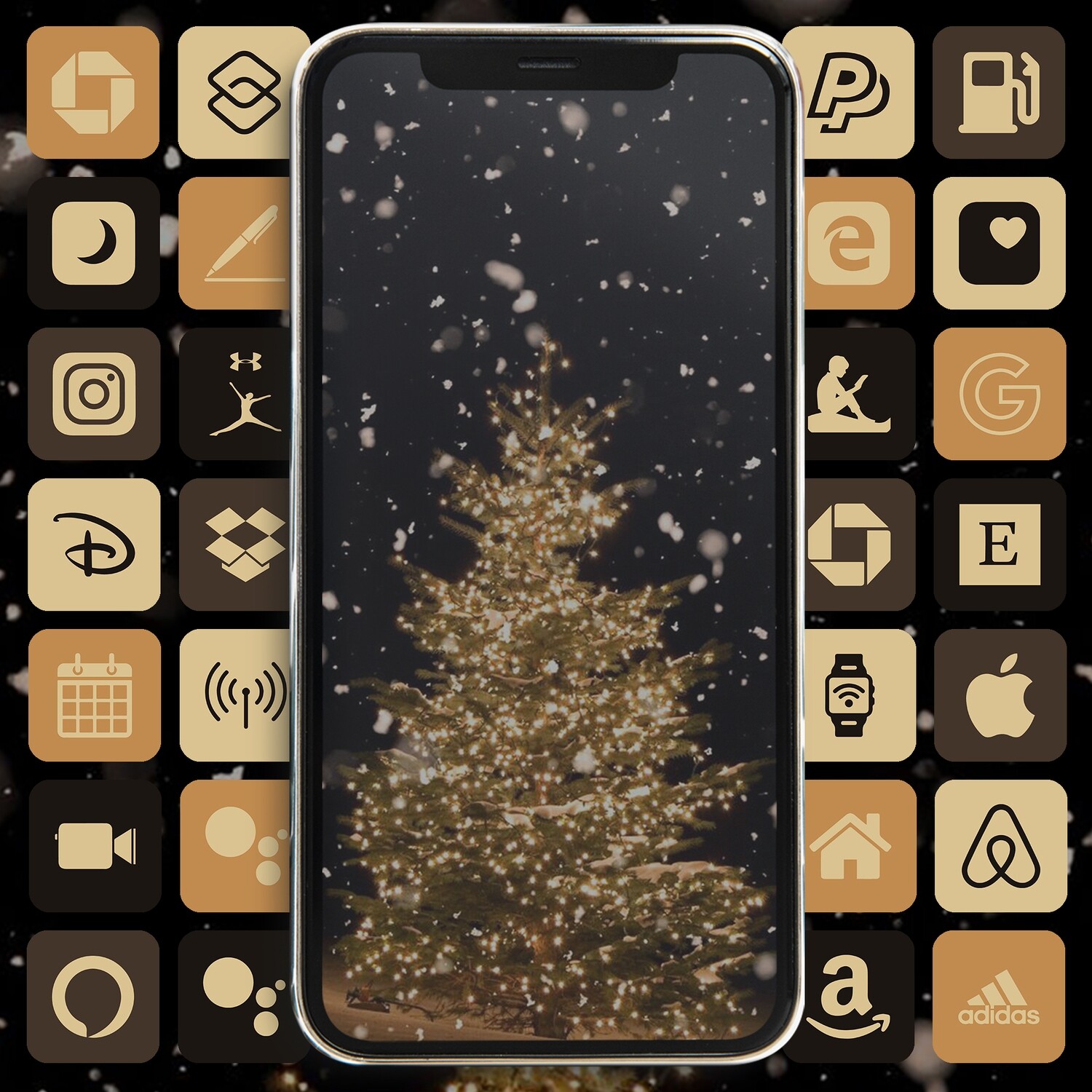 Christmas Eve app icons ios 15 icons aesthetic