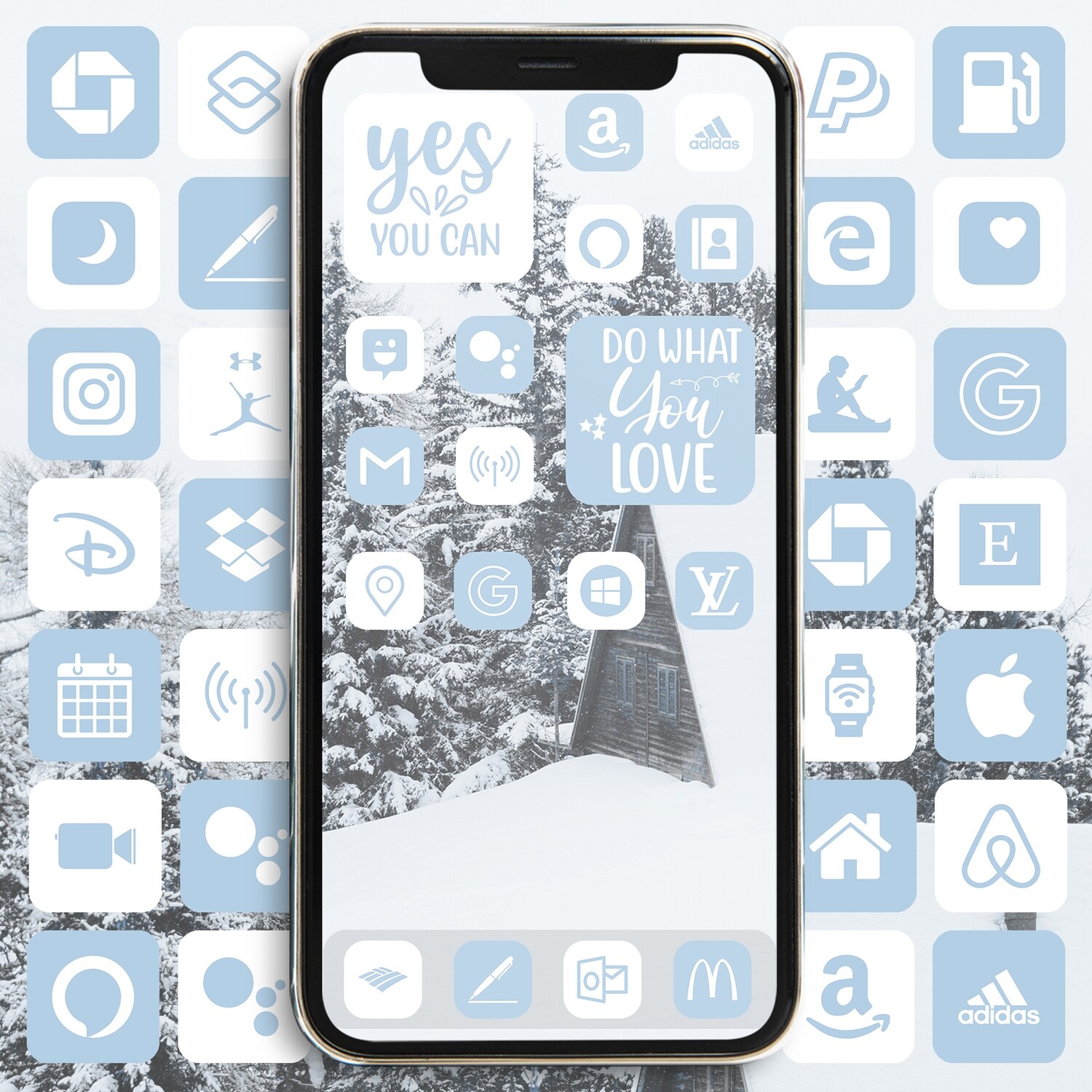 Sierra Blue app icons ios 15 icons aesthetic